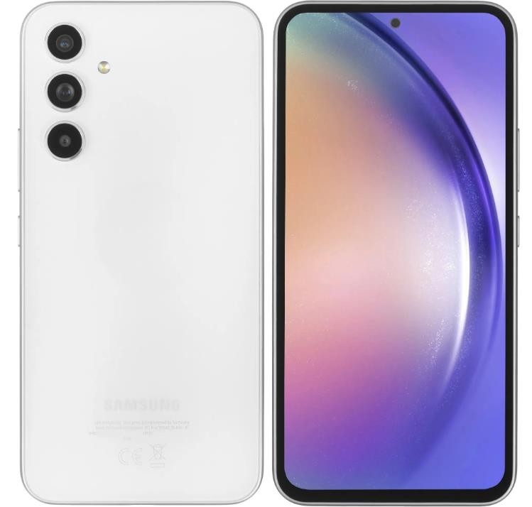 Мобильный телефон GALAXY A54 NFC A546 8/128 WHITE SAMSUNG
