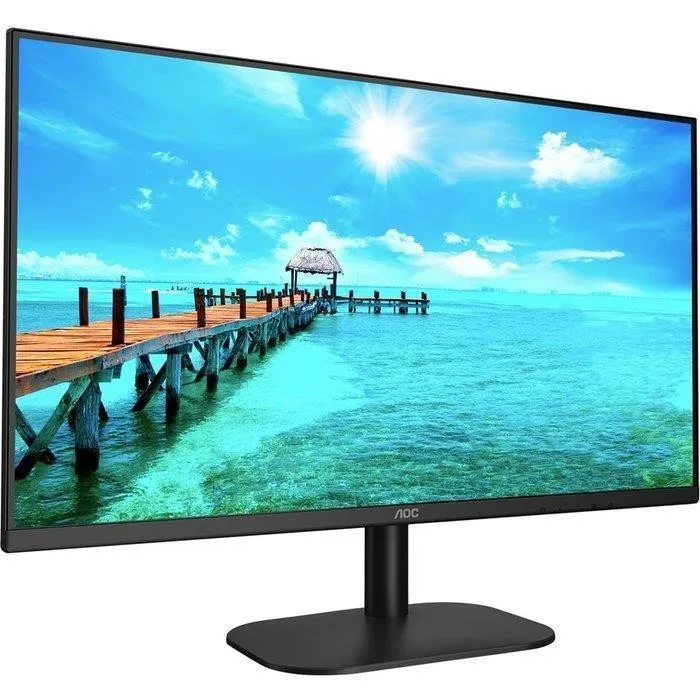 LCD AOC 27" 27B2QAM черный {VA 1920x1080 75Hz 4ms 178/178 250cd 20M:1 HDMI1.4 DisplayPort1.2 MM}