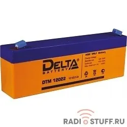 Delta DTM 12022  (2.2 А\ч, 12В) свинцово- кислотный аккумулятор  