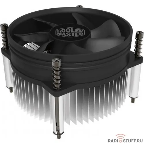 Cooler Master i50 STD (RR-I5A7-22FK-N1) { LGA1700, FAN 9225 nonLED 2200RPM 3pin, All Aluminu, 65w}