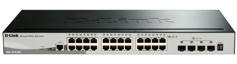 Коммутатор 24PORT 10/100/1000 POE DGS-1510-28XMP/A1A D-LINK