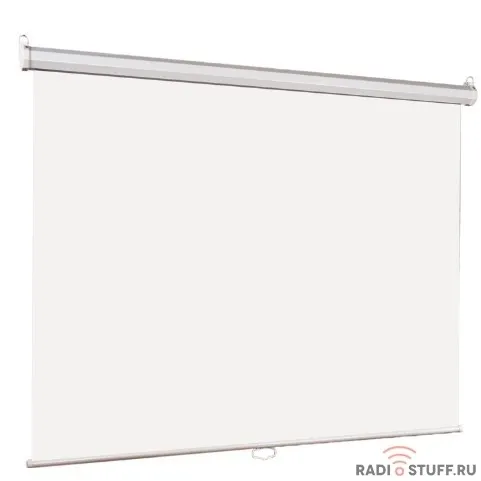 Lumien Eco Picture [LEP-100122] Настенный экран  127х200см (рабочая область 121х194 см) Matte White восьмигранный корпус, возможность потолочн./настенного крепления, уровень в комплекте, 16:10 (треуго