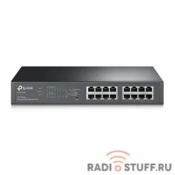 TP-Link TL-SG1016PE  VER1.1 Easy Smart гигабитный 16-портовый коммутатор с 8 портами PoE+ SMB