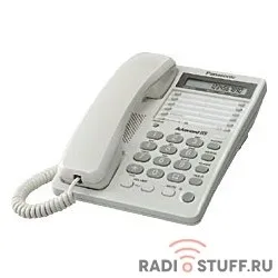 Panasonic KX-TS2362RUW (белый) {16зн ЖКД, однокноп.набор 20 ном.}