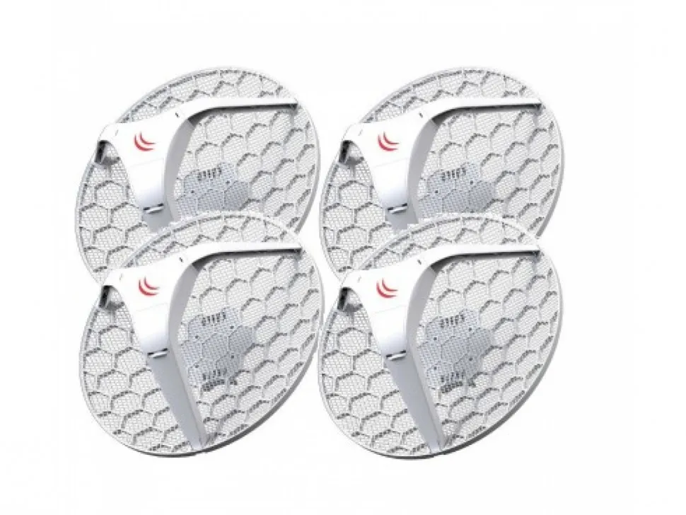 Комплект точек доступа Mikrotik LHG XL HP5 (4-pack) (арт. RBLHG-5HPnD-XL4pack)