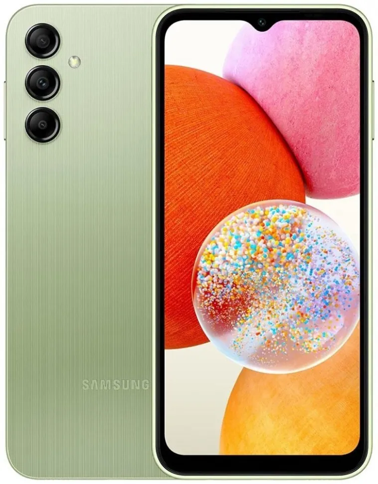 Мобильный телефон GALAXY A14 6/128GB LIGHT GREEN SAMSUNG