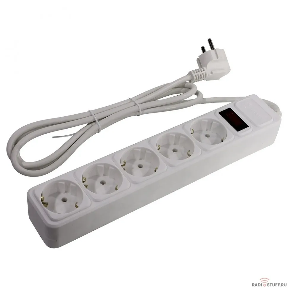 5bites SP5W-130 Сетевой фильтр  5S / 3*0.75MM2 / 3M / WHITE