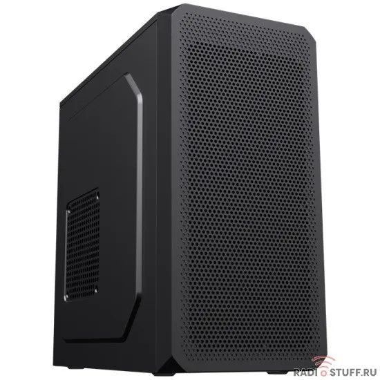 Foxline FL-707-FZ450R-U32  mATX case, black, w/PSU 450W 12cm, w/2xUSB3.0, w/pwr cord, w/o FAN