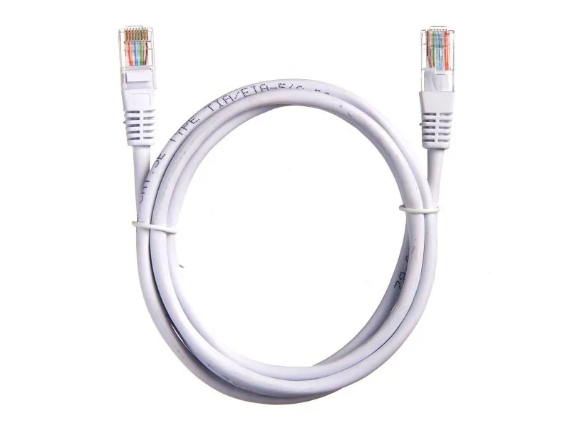 Патч-корд Technolink UTP4 cat 5e, 1,5м, ВС, LSZH, белый, литой коннектор