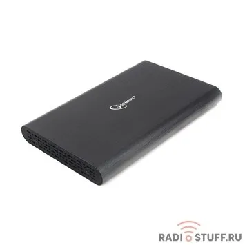 Gembird EE2-U3S-50 Внешний корпус 2.5" чёрный, USB 3.0, SATA, до 2 Тб, алюминий
