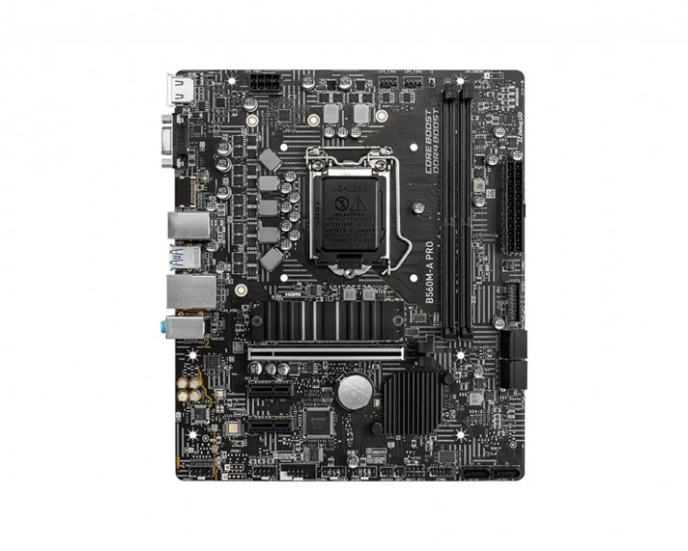 Материнская плата B560 S1200 MATX B560M-A PRO MSI