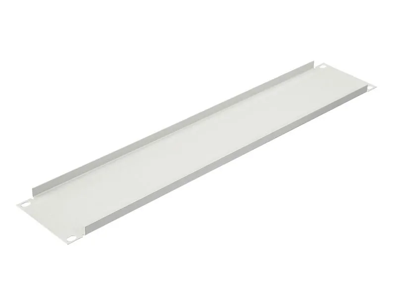 Заглушка 19'' 2 U, без крепежа, серая
