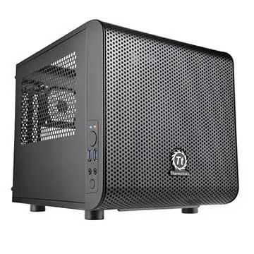 Thermaltake Core V1 [CA-1B8-00S1WN-00] mITX / win / black / no PSU