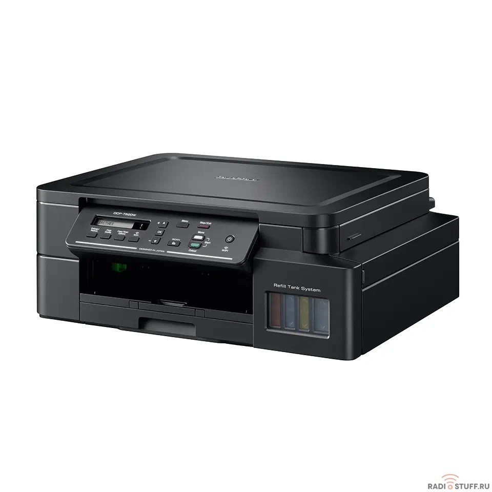 Brother DCP-T520W МФУ, А4, цветной струйный, 17/9,5 стр/мин, 128Мб, WiFi, старт.картриджи 2xBK,1xCMY (DCPT520WR1)