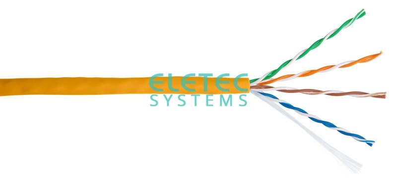 Кабель UTP 5E Eletec 4x2xAWG24 LSZH,305м, медь, Россия