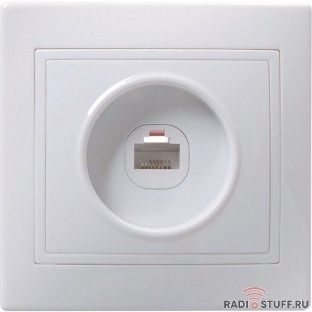 Iek EKK10-K01-DM РК10-КБ Розетка 1местн. комп. КВАРТА (белый)