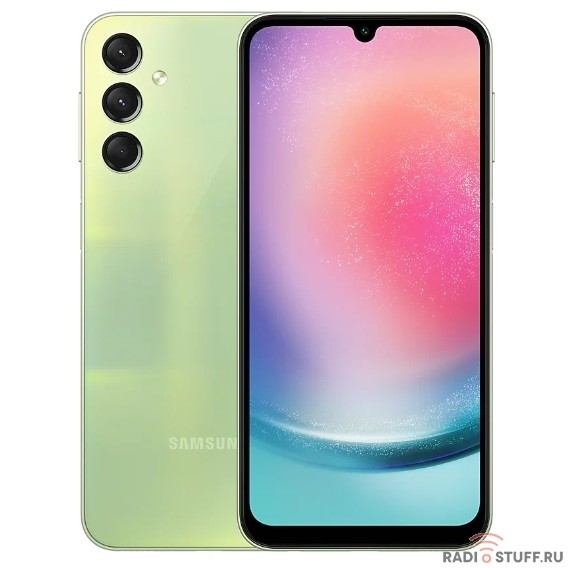 Samsung Galaxy A24 SM-A245F 128Gb 6Gb green 3G 4G 6.4" And13 802.11 a/b/g/n/ac NFC GPS (SM-A245FLGVMEA)