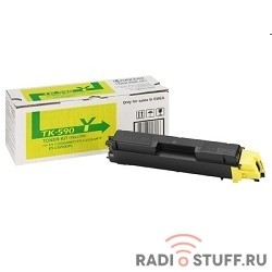 Kyocera-Mita TK-590Y Картридж, Yellow {FS-C5250DN/C2026MFP/C2026MFP+/C2126MFP/C2126MFP+/C2526MFP/C2626MFP, Yellow, (5000стр.)}