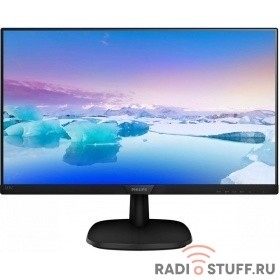 LCD PHILIPS 23.8" 243V7QJABF (00/01(86)) черный {IPS 1920x1080 5ms 178/178 250cd D-Sub HDMI DisplayPort}