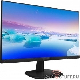 LCD PHILIPS 23.8" 243V7QDSB (00/01) черный {IPS 1920x1080 5ms 178/178 250cd 10M:1 D-Sub DVI HDMI}