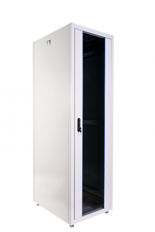 Шкаф телекоммуникационный напольный ЭКОНОМ 42U (600 × 800) дверь перфорированная 2 шт.