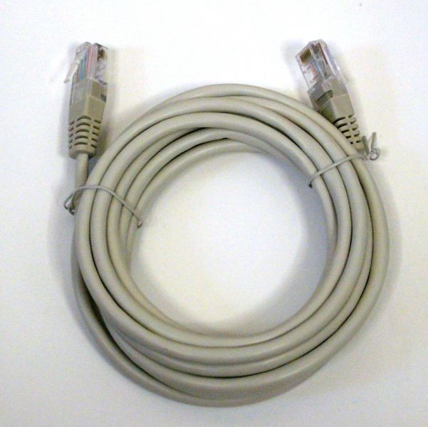 Патч-корд, UTP4, cat.5е, 3м, CCA, серый, TechnoLink