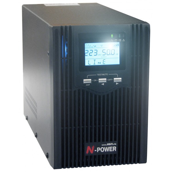 Интерактивный ИБП N-Power Smart-Vision S1000N ─ однофазный ИБП 1000 ВА синус