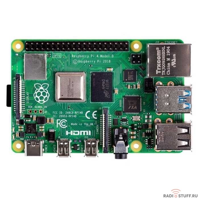 Микрокомпьютер Raspberry Pi 4 Model B 4Gb (44589 / RA545)
