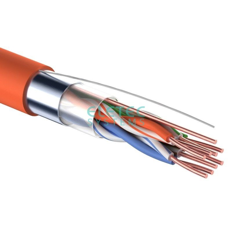 Кабель FTP 5E Eletec 4x2xAWG24 нг(А)-HF 305 м, медь Кабель FTP 5E Eletec 4x2xAWG24 нг(А)-HF 305 м, медь
