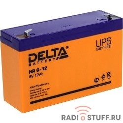 Delta HR 6-12 (12 А\ч, 6 В) свинцово- кислотный аккумулятор  