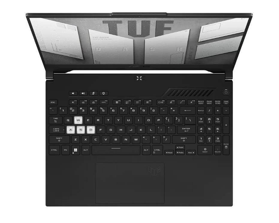 Ноутбук ASUS TUF Dash F15 FX517ZC-HN111 15.6" 1920x1080 Intel Core i7-12650H RAM 16Гб SSD 1Тб NVIDIA GeForce RTX 3050 4Гб ENG/RUS Windows 11 Home черный 2 кг 90NR0953-M00AC0