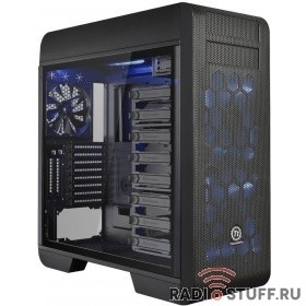 Case Tt Core V71 TG  [CA-1B6-00F1WN-04]  E-ATX/ win/ black/ no PSU / Tempered Glass 