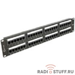 Патч-панель, UTP, 19", 2U, cat.6e, 48 портов, Dual Type, 5bites 