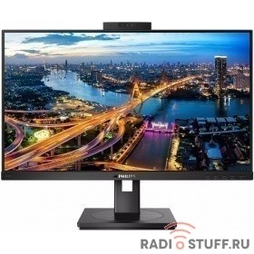 LCD PHILIPS 23.8" 242B1H Black с поворотом экрана {IPS 1920x1080 75Hz 4ms 178/178 250cd DVI HDMI}