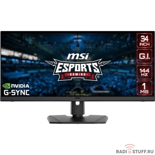 MSI 34" MPG341QR {UWQHD 3440x1440 матовый IPS Non-touch LED Flat 144Hz 1ms 21:9} [9S6-3DB79T-008]